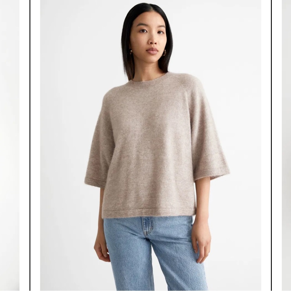 & Other Stories Boxy Alpaca T-Shirt
